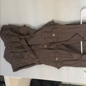 Brown vest
